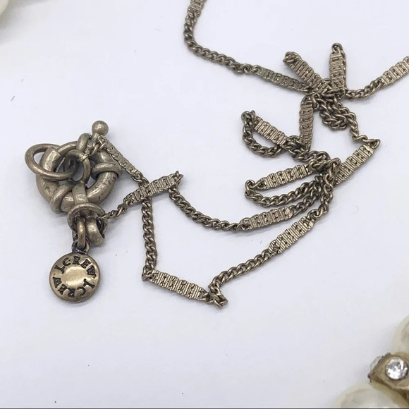 J. Crew Pearl and Rondelle Gold Necklace - Picture 3 of 3